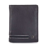 Cartera Sebastián vertical en Piel marron frontal